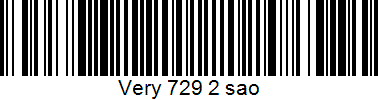 Barcode cho sản phẩm Vợt bóng bàn 729 Very 2 sao